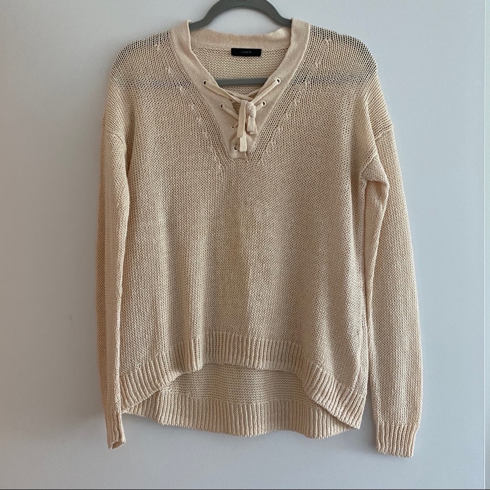 Jcrew Linen sweater